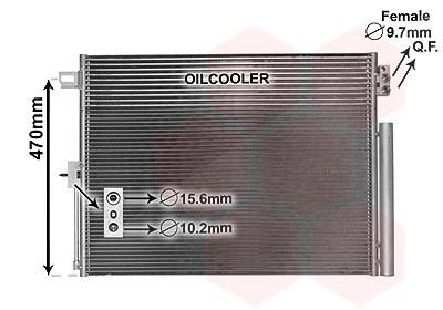 Van Wezel Kondensator, Klimaanlage [Hersteller-Nr. 21005061] für Jeep