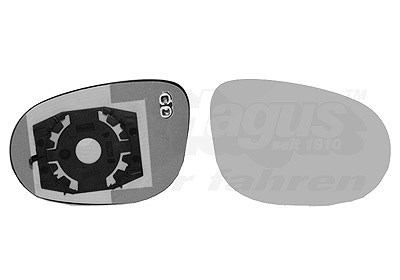 Van Wezel Spiegelglas, Außenspiegel [Hersteller-Nr. 1779838] für Lancia, Fiat