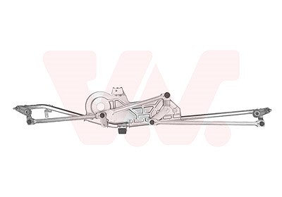 Van Wezel Wischergestänge [Hersteller-Nr. 4955230] für Ford, VW, Seat