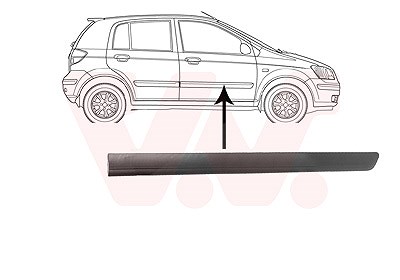 Van Wezel Zier-/Schutzleiste, Tür [Hersteller-Nr. 8252424] für Hyundai