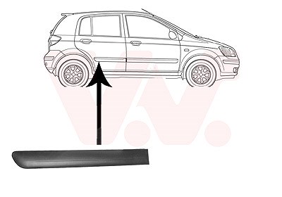 Van Wezel Zier-/Schutzleiste, Tür [Hersteller-Nr. 8252426] für Hyundai