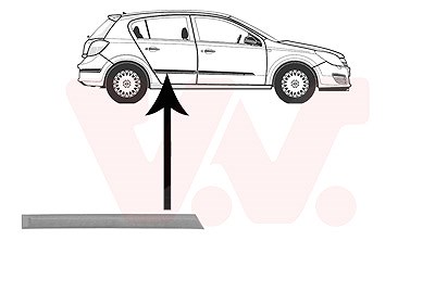 Van Wezel Zier-/Schutzleiste, Tür [Hersteller-Nr. 3745426] für Opel