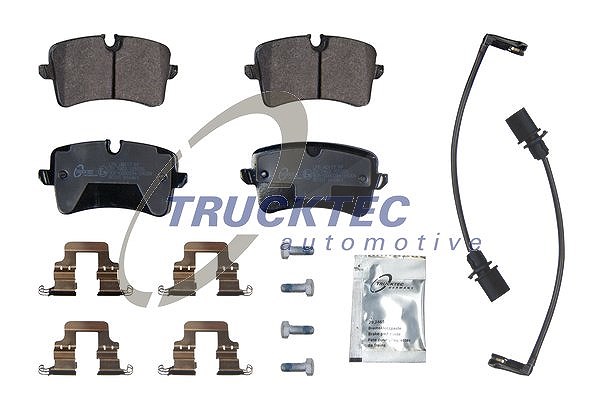 Trucktec Automotive Bremsbeläge hinten (Satz) [Hersteller-Nr. 07.35.260] für Audi