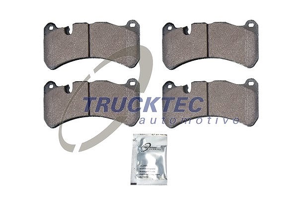 Trucktec Automotive Bremsbelagsatz, Scheibenbremse [Hersteller-Nr. 02.35.429] für Mercedes-Benz