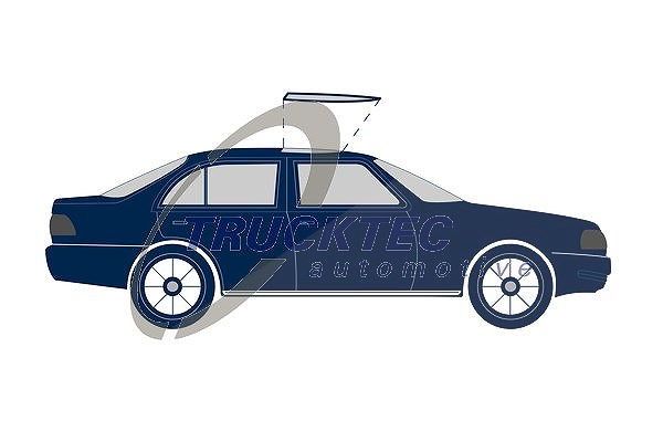 Trucktec Automotive Dichtung, Schiebedach [Hersteller-Nr. 02.54.002] für Mercedes-Benz