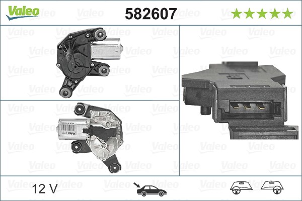 Valeo Wischermotor [Hersteller-Nr. 582607] für Alfa Romeo