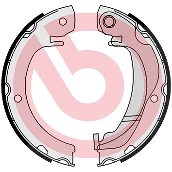 Brembo Bremsbackensatz, Feststellbremse [Hersteller-Nr. S83561] für Toyota