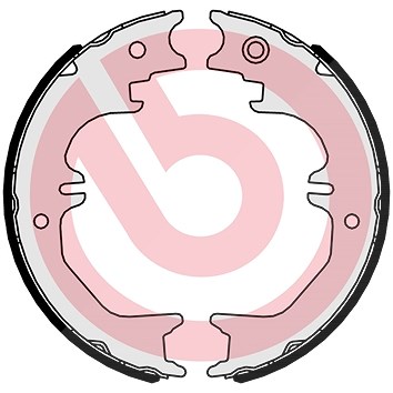 Brembo Bremsbackensatz, Feststellbremse [Hersteller-Nr. S83563] für Toyota, Lexus