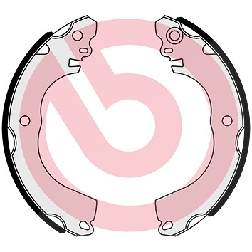 Brembo Bremsbackensatz [Hersteller-Nr. S61543] für Peugeot, Mitsubishi, Nissan, Citroën