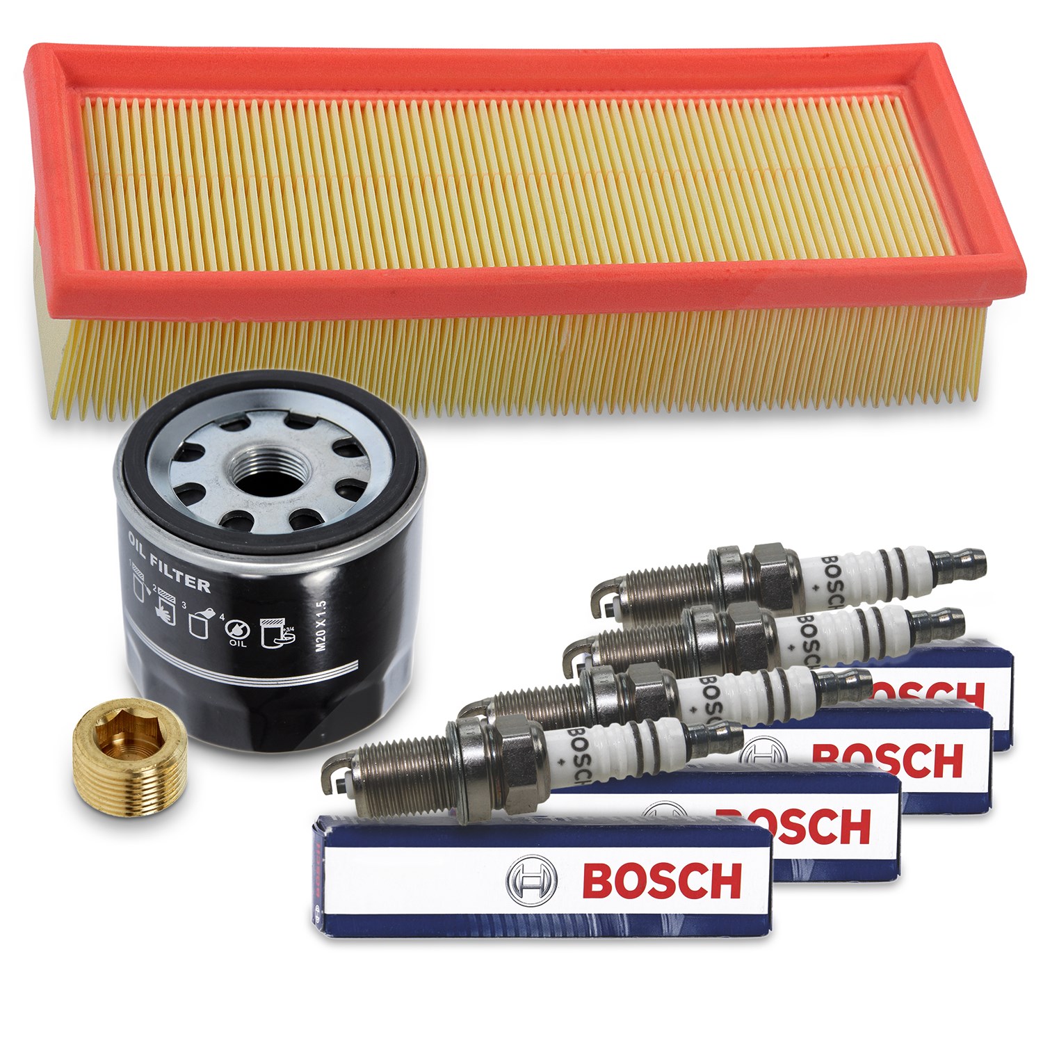 Bestprice Inspektionspaket Filtersatz SET C [Hersteller-Nr. 10695318] für Fiat