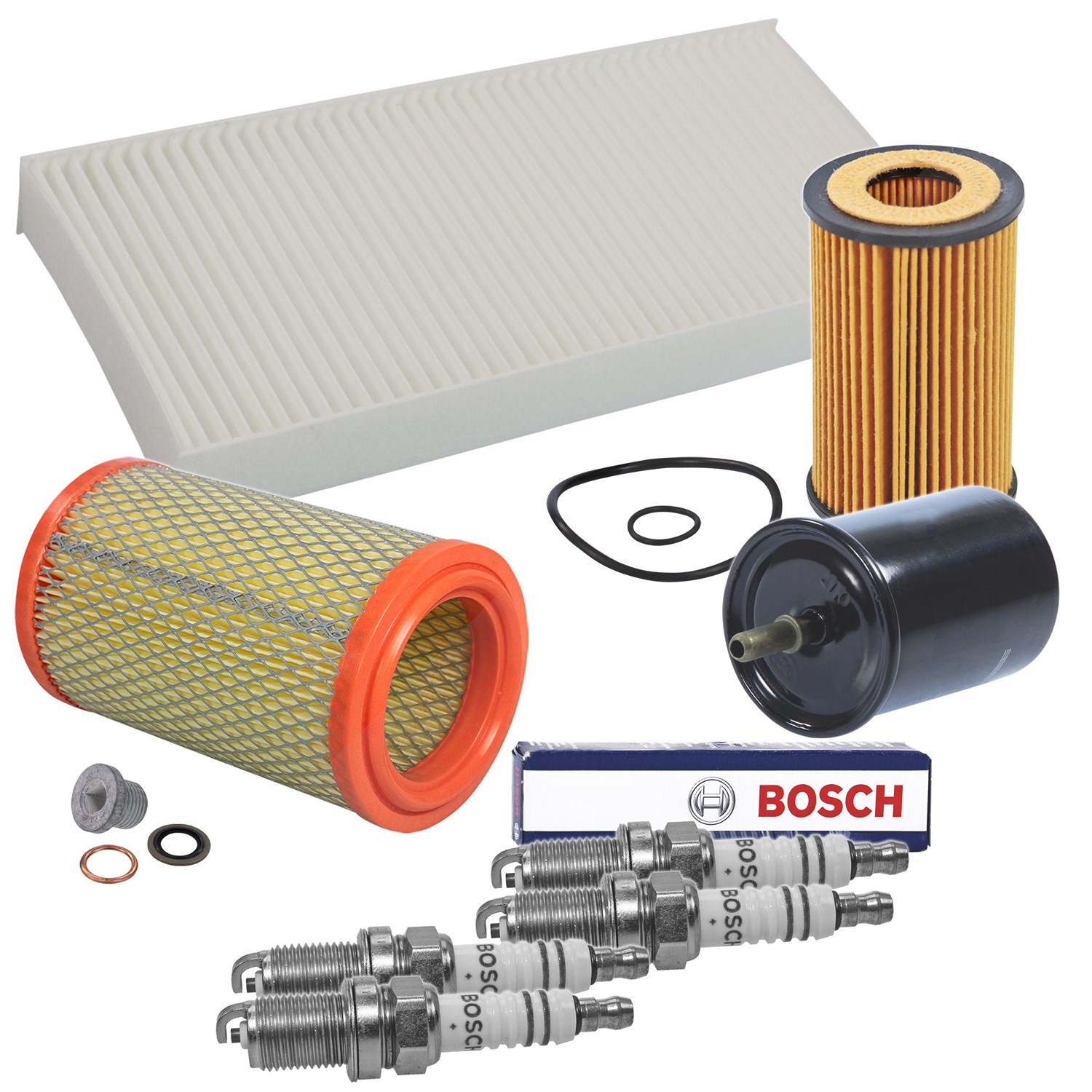 Bestprice Inspektionspaket Filtersatz SET D [Hersteller-Nr. 10694225] für Renault