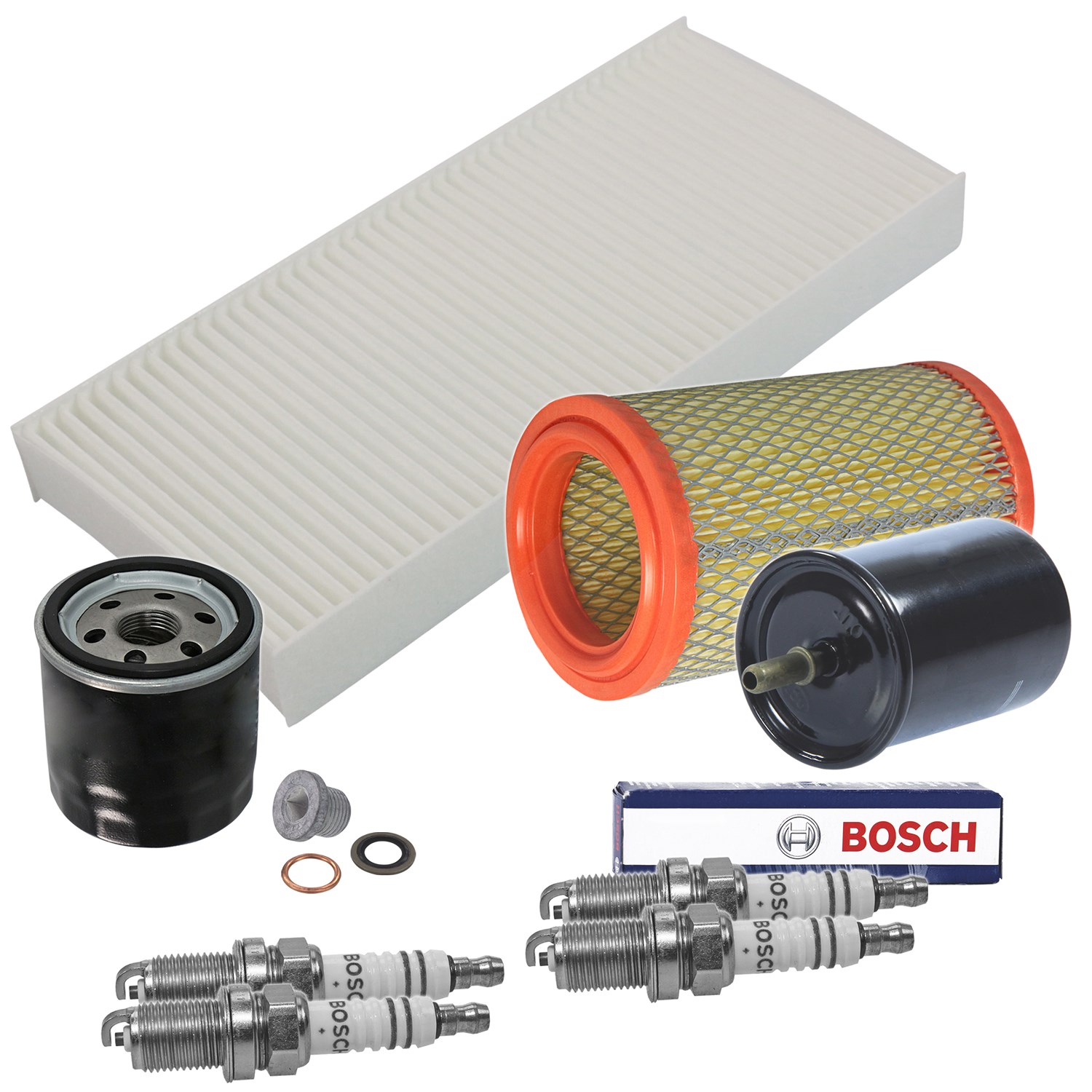 Bestprice Inspektionspaket Filtersatz SET D [Hersteller-Nr. 10694229] für Renault