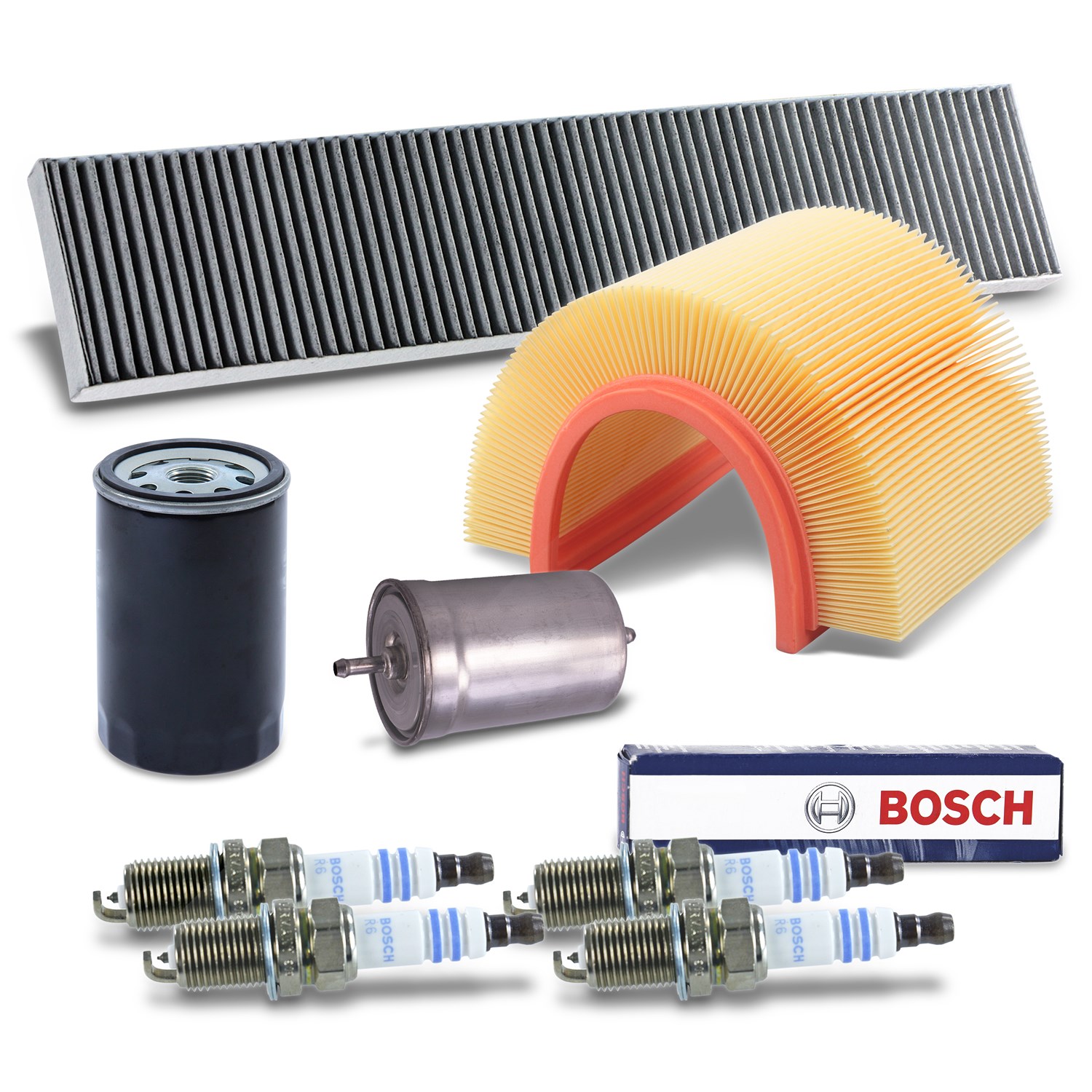 Bestprice Inspektionspaket Filtersatz SET D [Hersteller-Nr. 10695303] für Ford