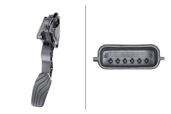 Hella Sensor, Fahrpedalstellung [Hersteller-Nr. 6PV009978-791] für Nissan