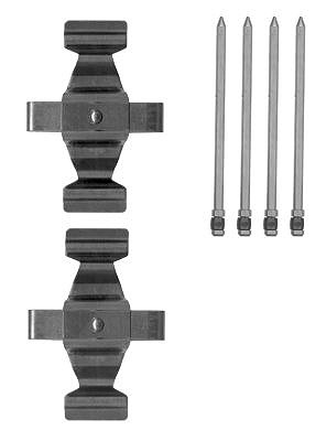 Hella Zubehörsatz, Scheibenbremsbelag [Hersteller-Nr. 8DZ355205-311] für Mercedes-Benz
