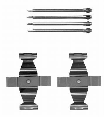 Hella Zubehörsatz, Scheibenbremsbelag [Hersteller-Nr. 8DZ355204-301] für Mercedes-Benz