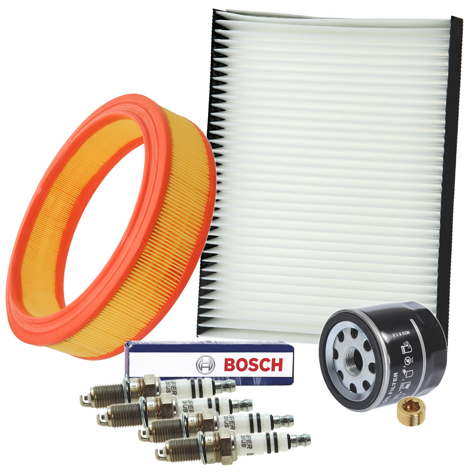 Bestprice Inspektionspaket Filtersatz SET C [Hersteller-Nr. 10694245] für Fiat