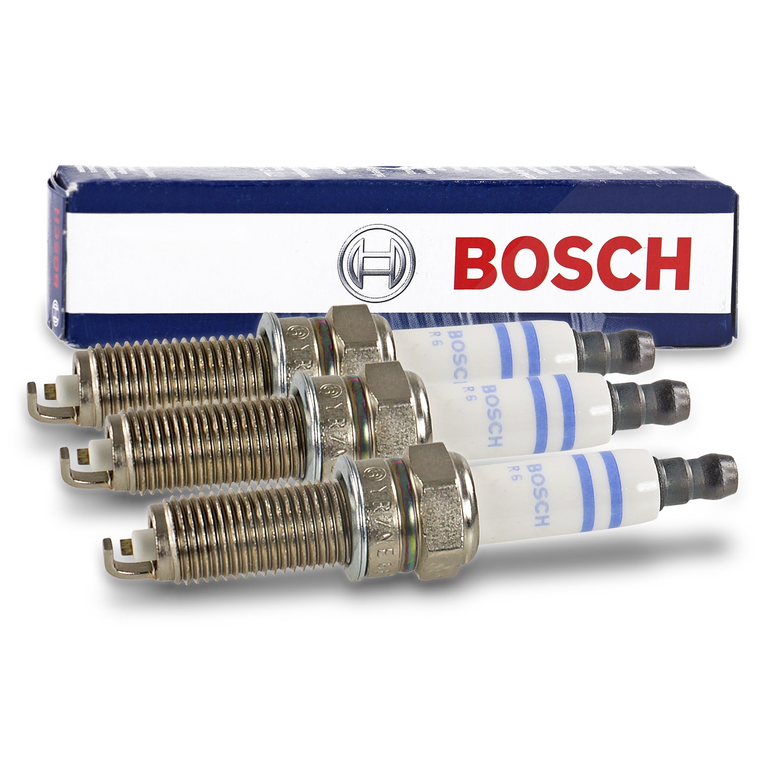 Bosch 3x Zündkerze [Hersteller-Nr. 40277963] für Smart, Mitsubishi