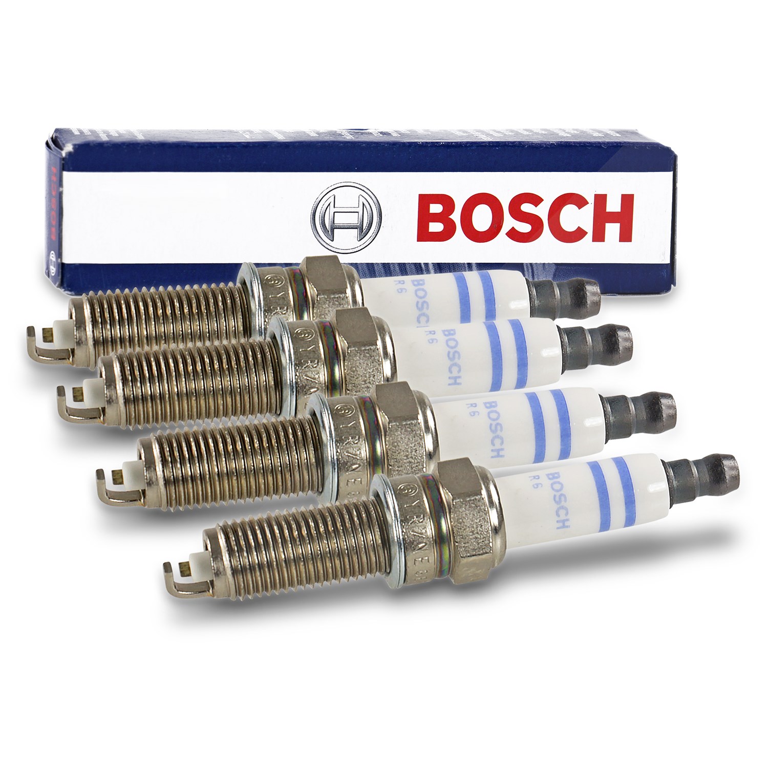 Bosch 4x Zündkerze [Hersteller-Nr. 40277968] für Kia, Hyundai