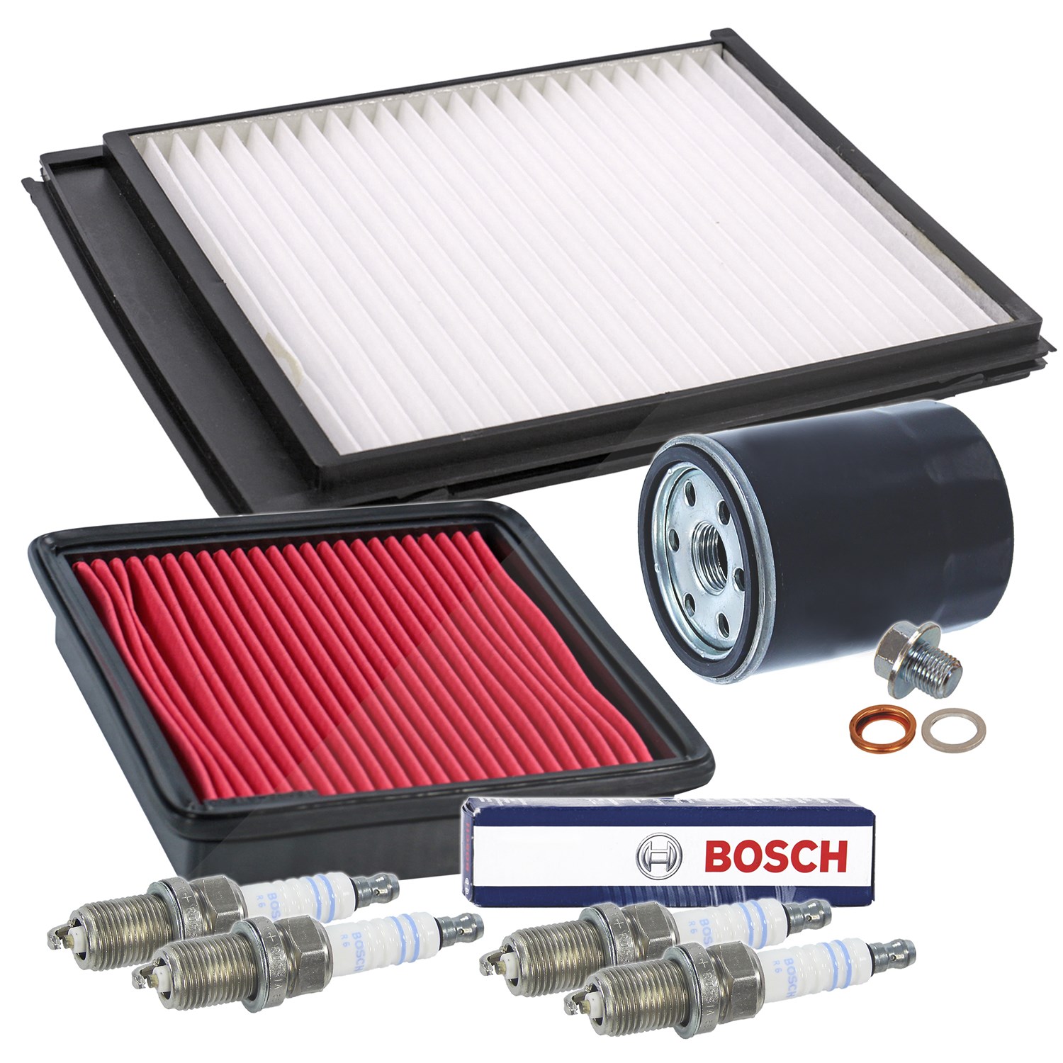 Bestprice Inspektionspaket Filtersatz SET C [Hersteller-Nr. 10694312] für Nissan