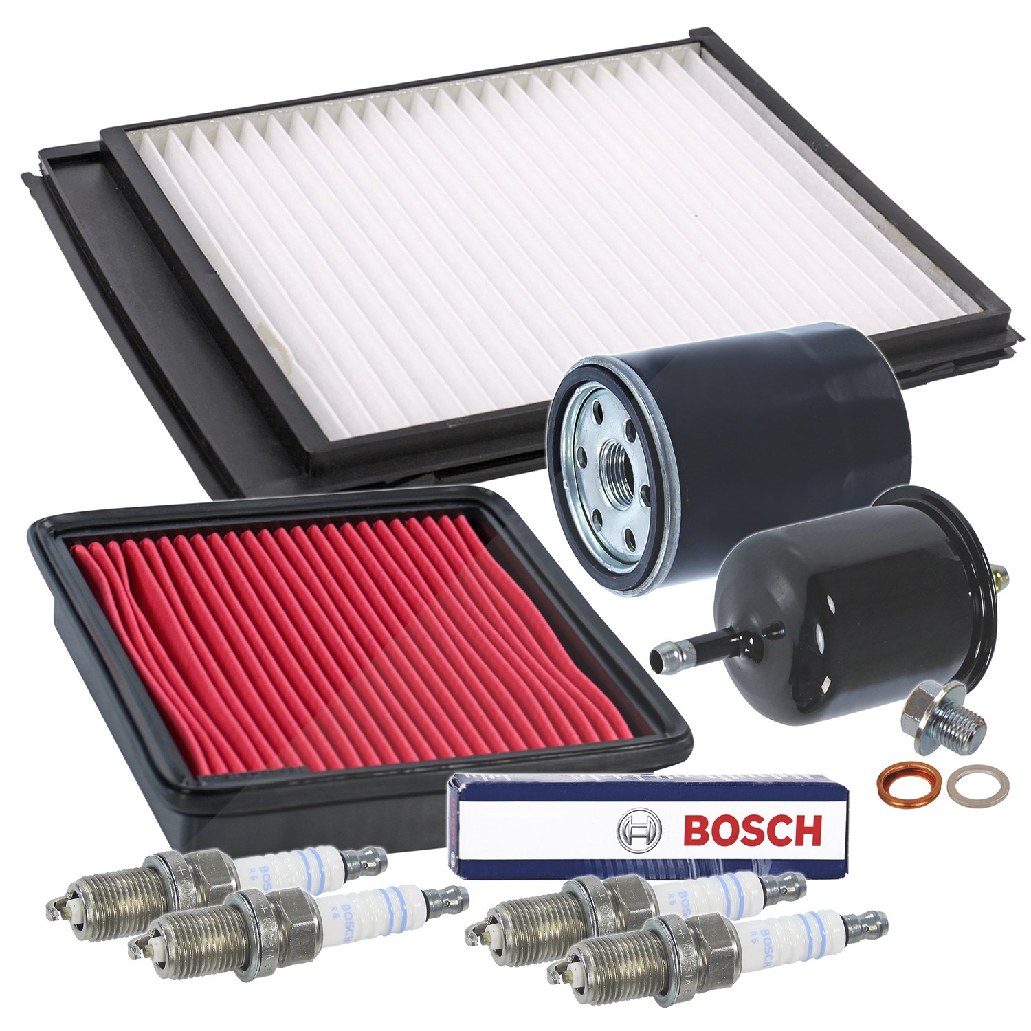 Bestprice Inspektionspaket Filtersatz SET D [Hersteller-Nr. 10694313] für Nissan