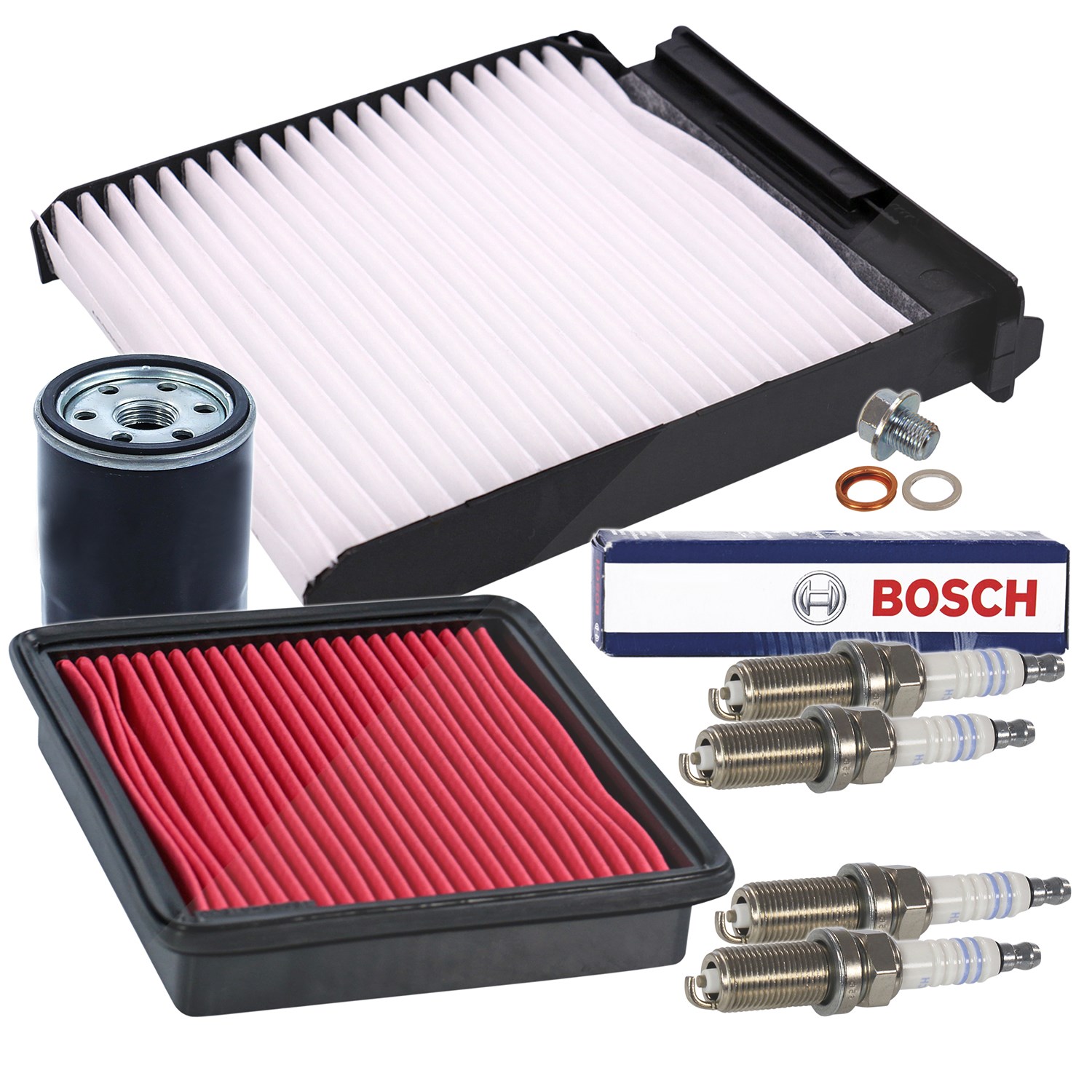 Bestprice Inspektionspaket Filtersatz SET C [Hersteller-Nr. 10694320] für Nissan