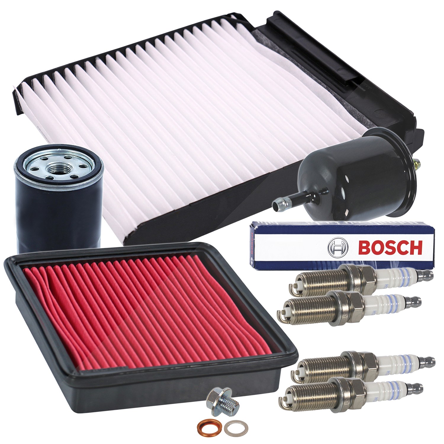 Bestprice Inspektionspaket Filtersatz SET D [Hersteller-Nr. 10694321] für Nissan