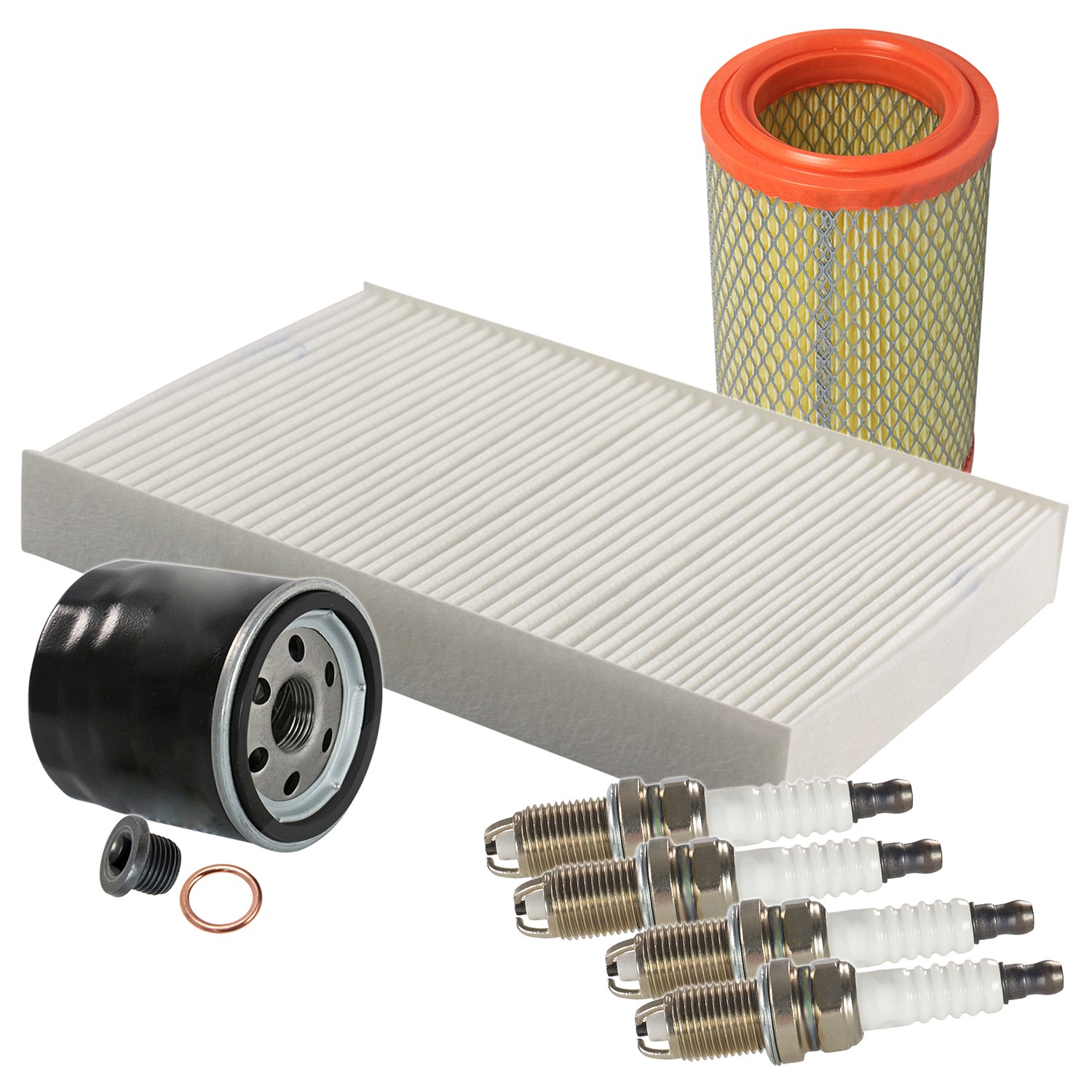 Bestprice Inspektionspaket Filtersatz SET C [Hersteller-Nr. 10694336] für Renault