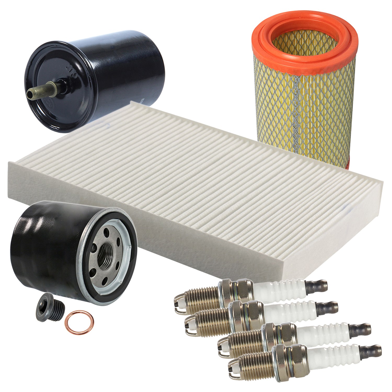 Bestprice Inspektionspaket Filtersatz SET D [Hersteller-Nr. 10694337] für Renault