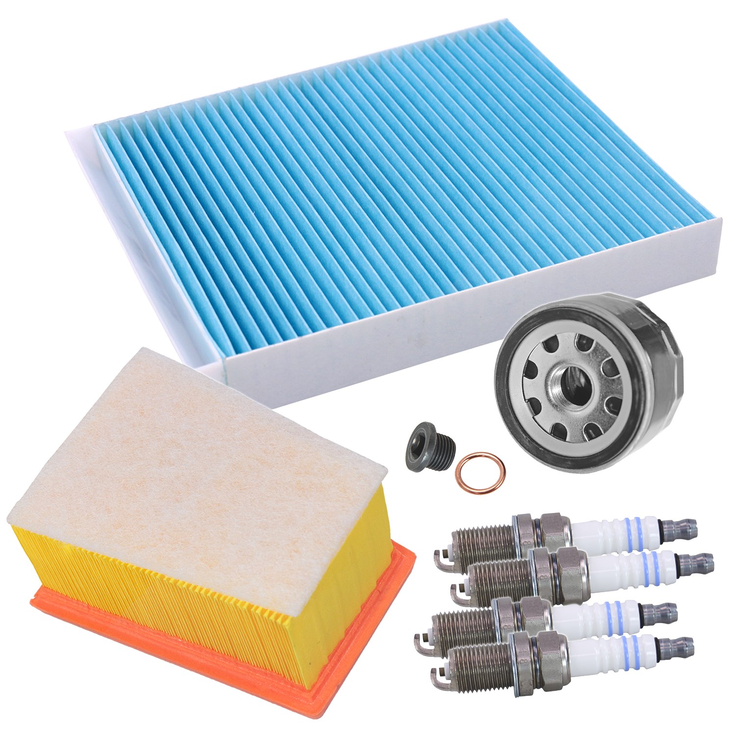 Bestprice Inspektionspaket Filtersatz SET C [Hersteller-Nr. 10694350] für Renault