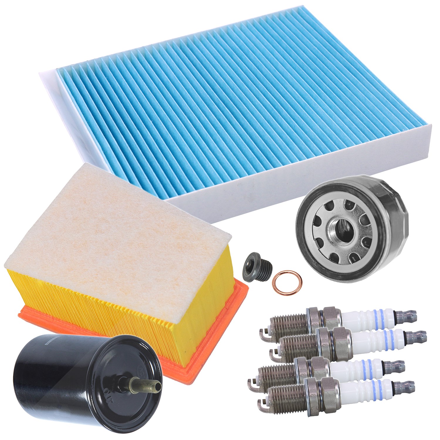 Bestprice Inspektionspaket Filtersatz SET D [Hersteller-Nr. 10694351] für Renault