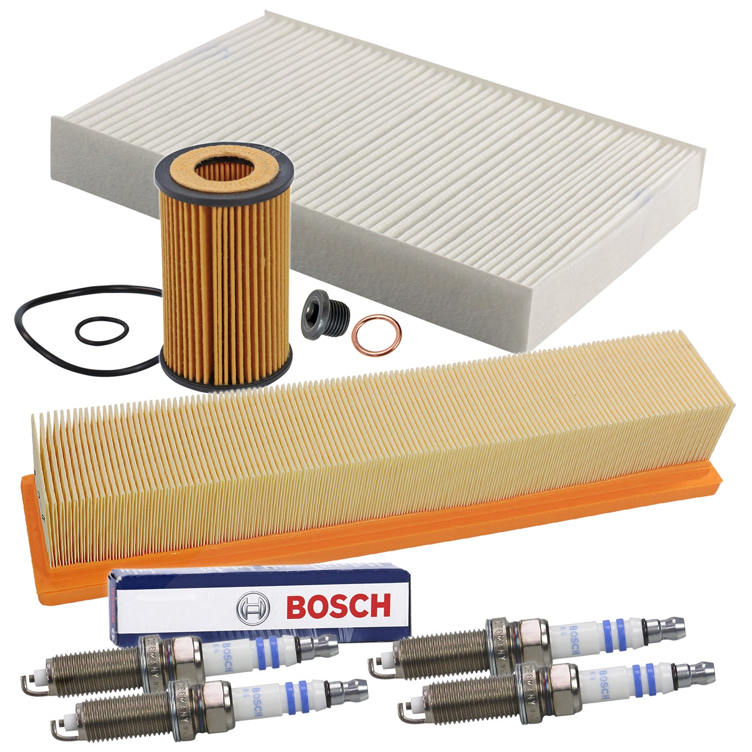 Bestprice Inspektionspaket Filtersatz SET C [Hersteller-Nr. 10694364] für Renault