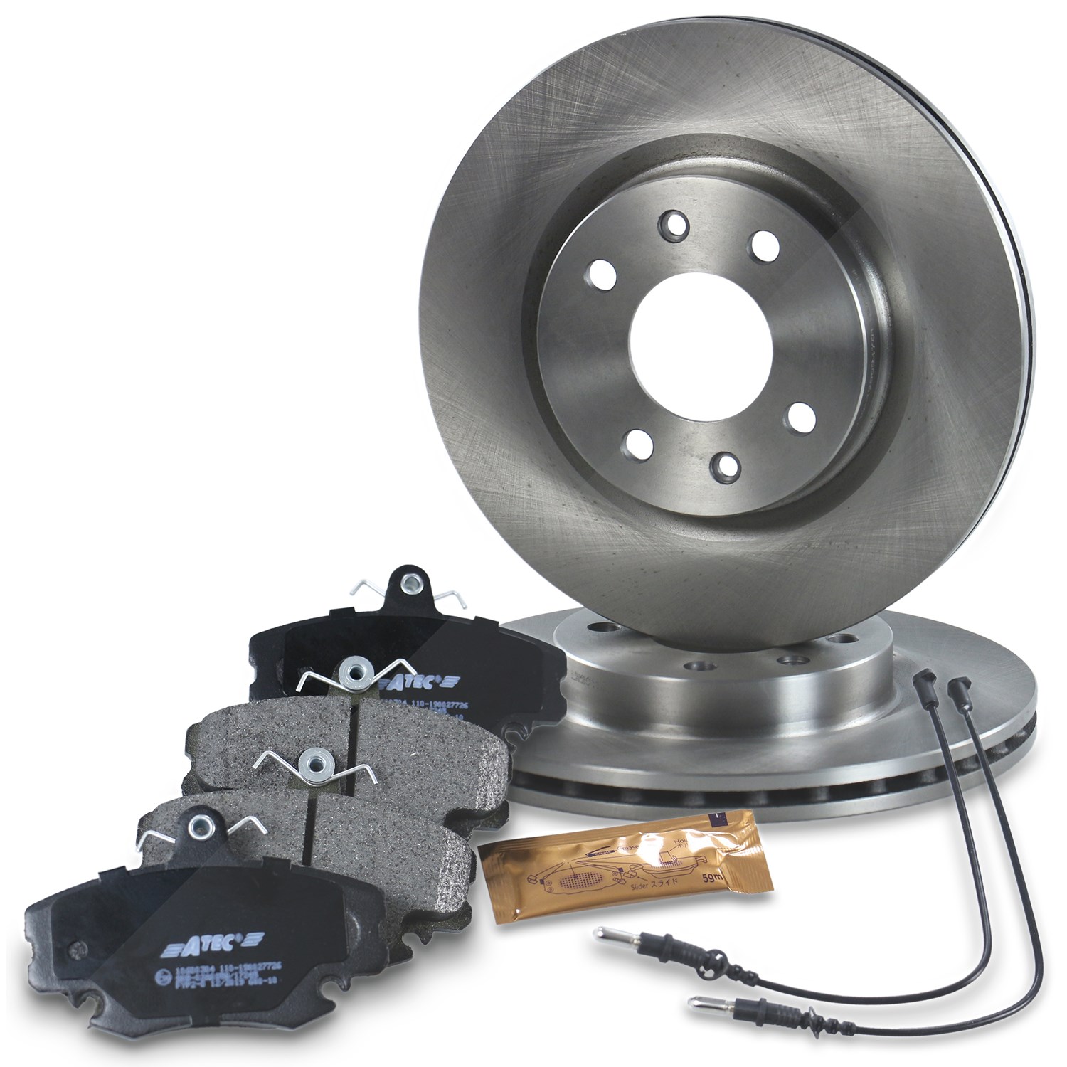 Bestprice Bremsscheiben + Bremsbeläge Vorderachse Belüftet [Hersteller-Nr. 10604229] für Renault, Dacia