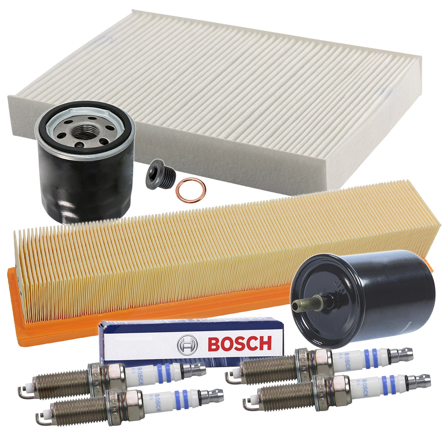 Bestprice Inspektionspaket Filtersatz SET D [Hersteller-Nr. 10694373] für Nissan, Renault