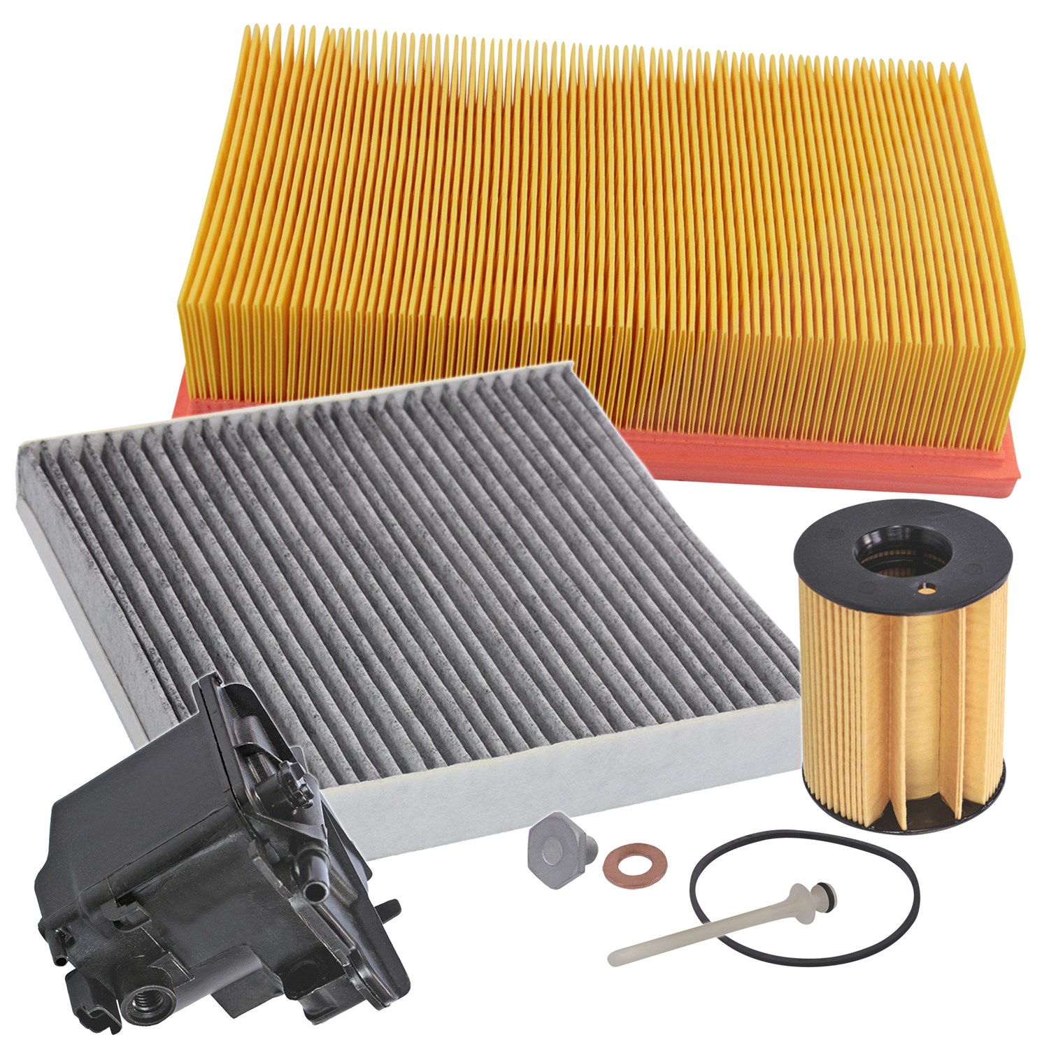 Bestprice Inspektionspaket Filtersatz SET B [Hersteller-Nr. 10694409] für Ford, Volvo