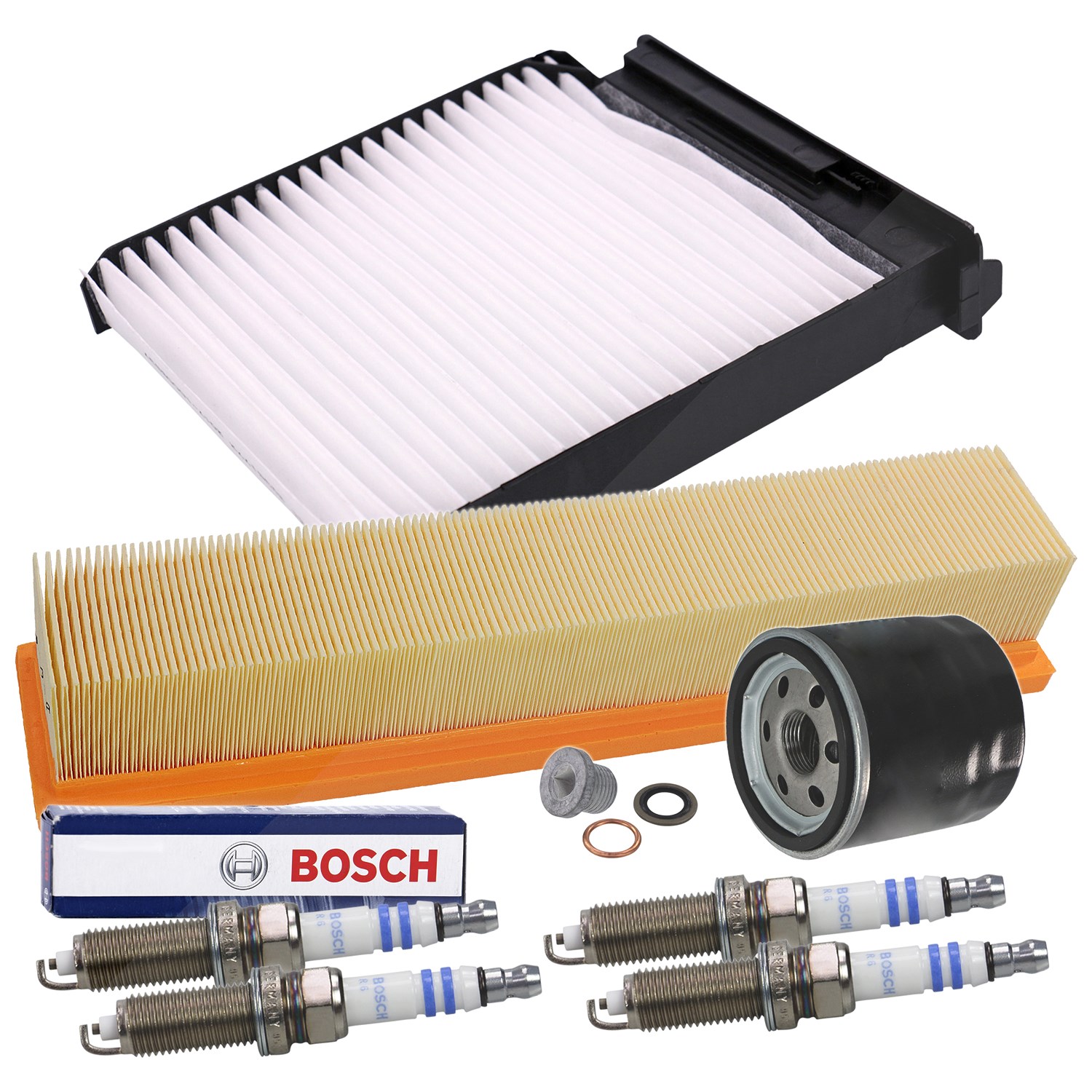 Bestprice Inspektionspaket Filtersatz SET C [Hersteller-Nr. 10694424] für Renault, Dacia