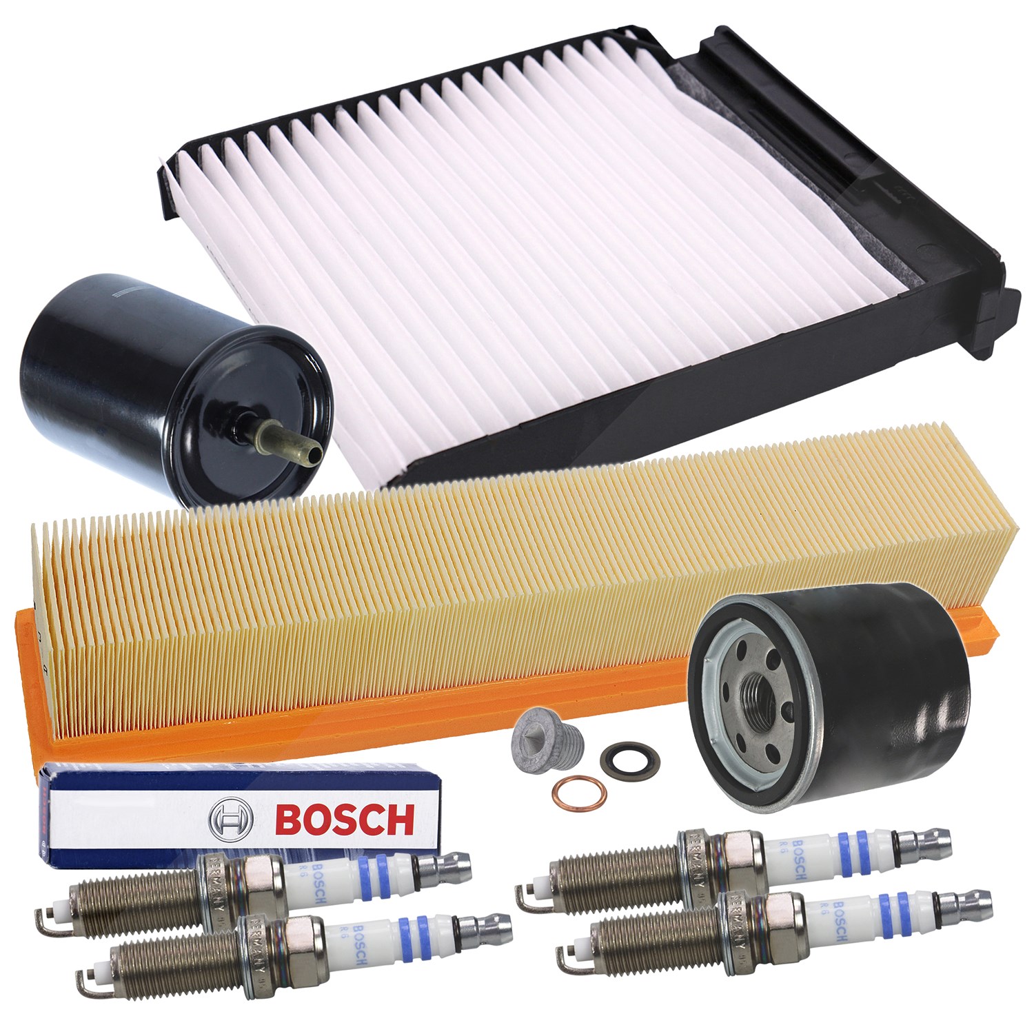 Bestprice Inspektionspaket Filtersatz SET D [Hersteller-Nr. 10694425] für Dacia, Renault