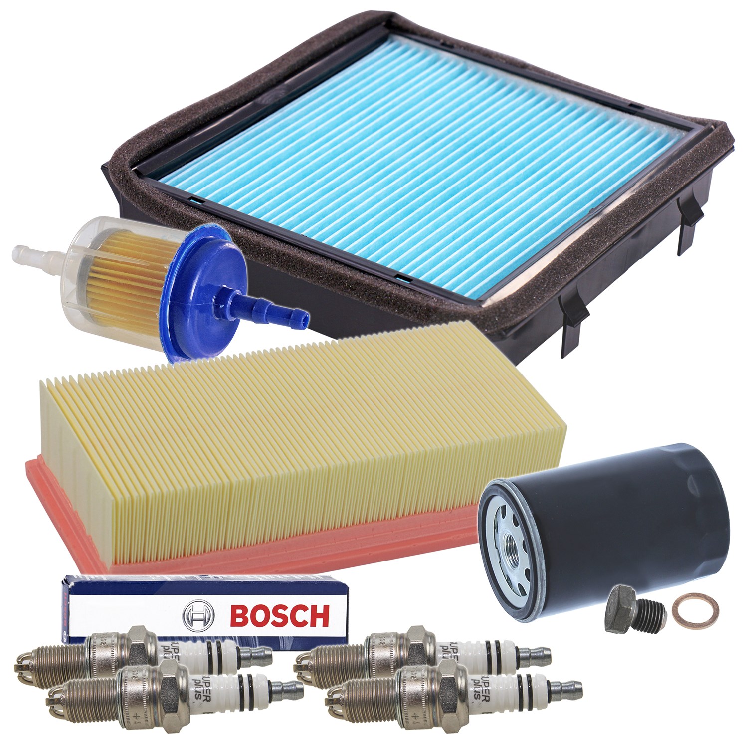 Bestprice Inspektionspaket Filtersatz SET D [Hersteller-Nr. 10694440] für VW
