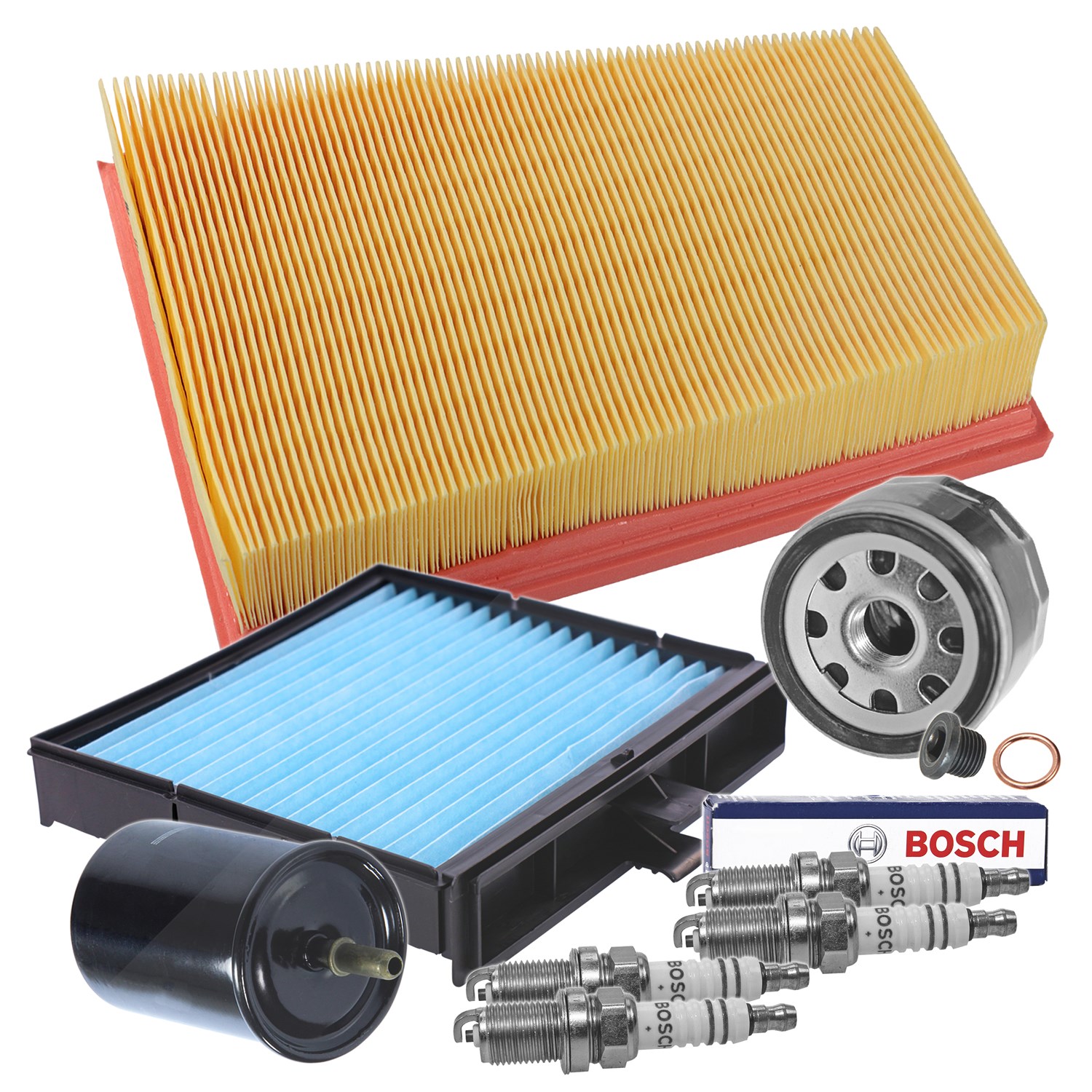 Bestprice Inspektionspaket Filtersatz SET D [Hersteller-Nr. 10694467] für Renault