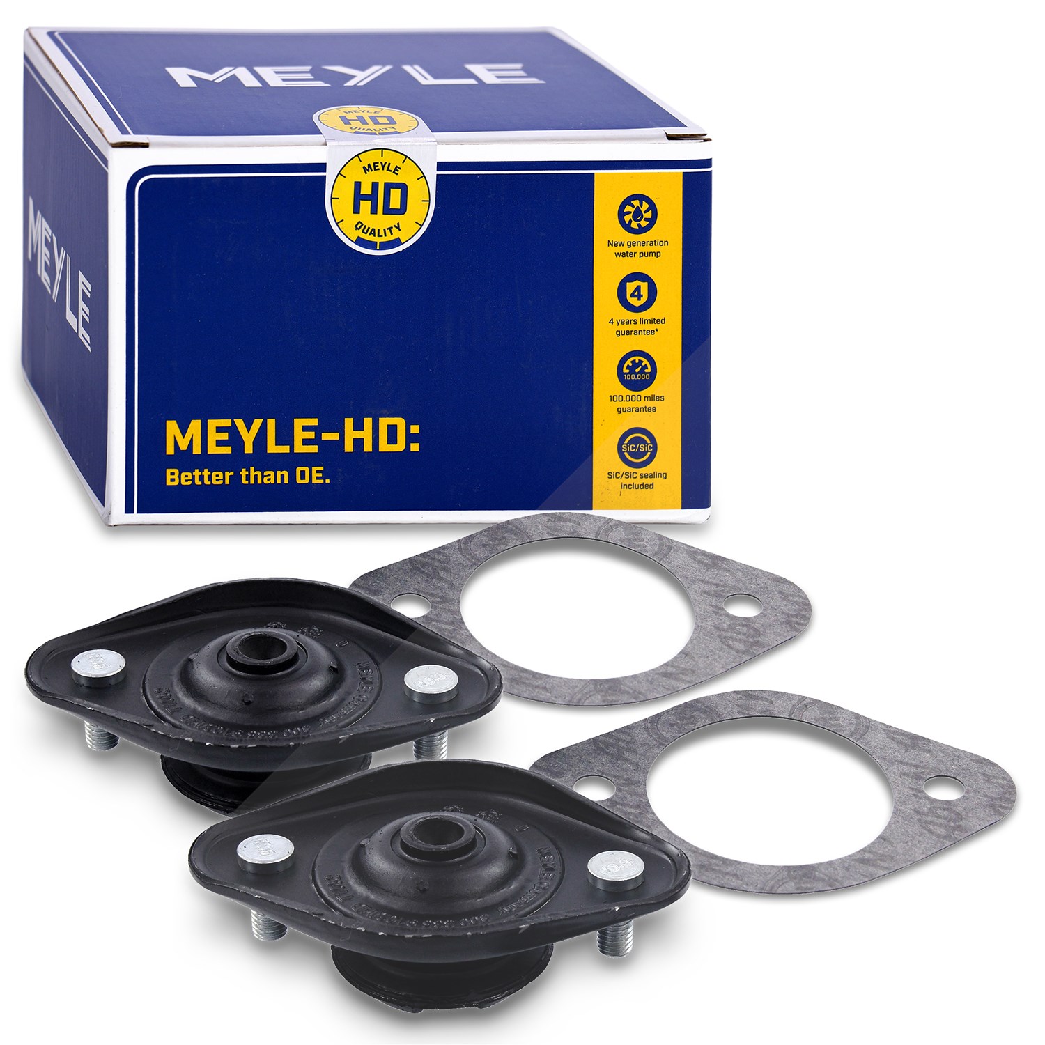 Meyle 2x HD Domlager verstärkt inkl. Dichtung [Hersteller-Nr. 3003359102/HD] für BMW