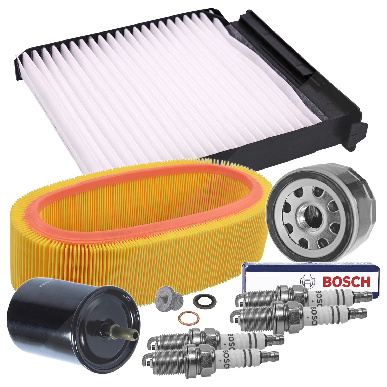 Bestprice Inspektionspaket Filtersatz SET D [Hersteller-Nr. 10694475] für Dacia, Renault