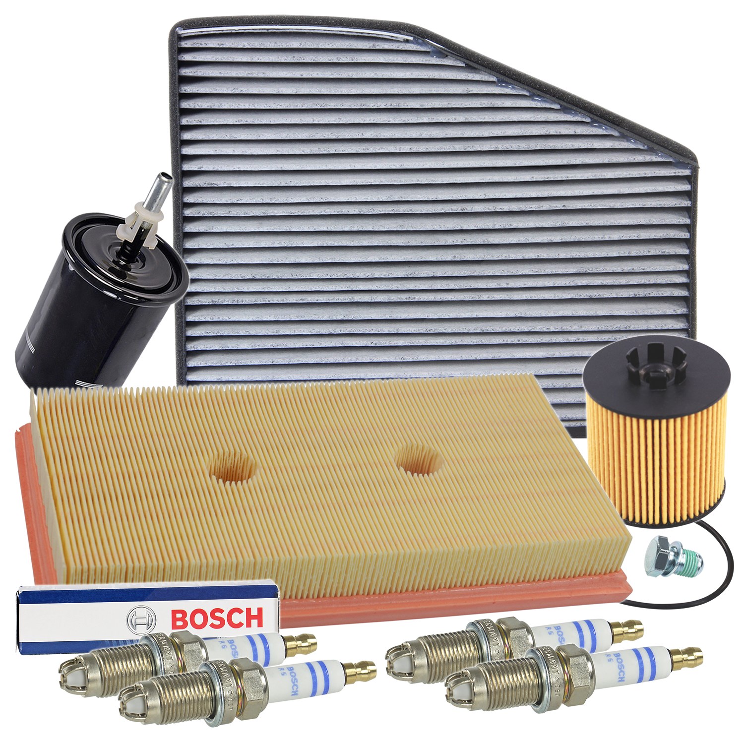 Bestprice Inspektionspaket Filtersatz SET D [Hersteller-Nr. 10694479] für VW, Audi