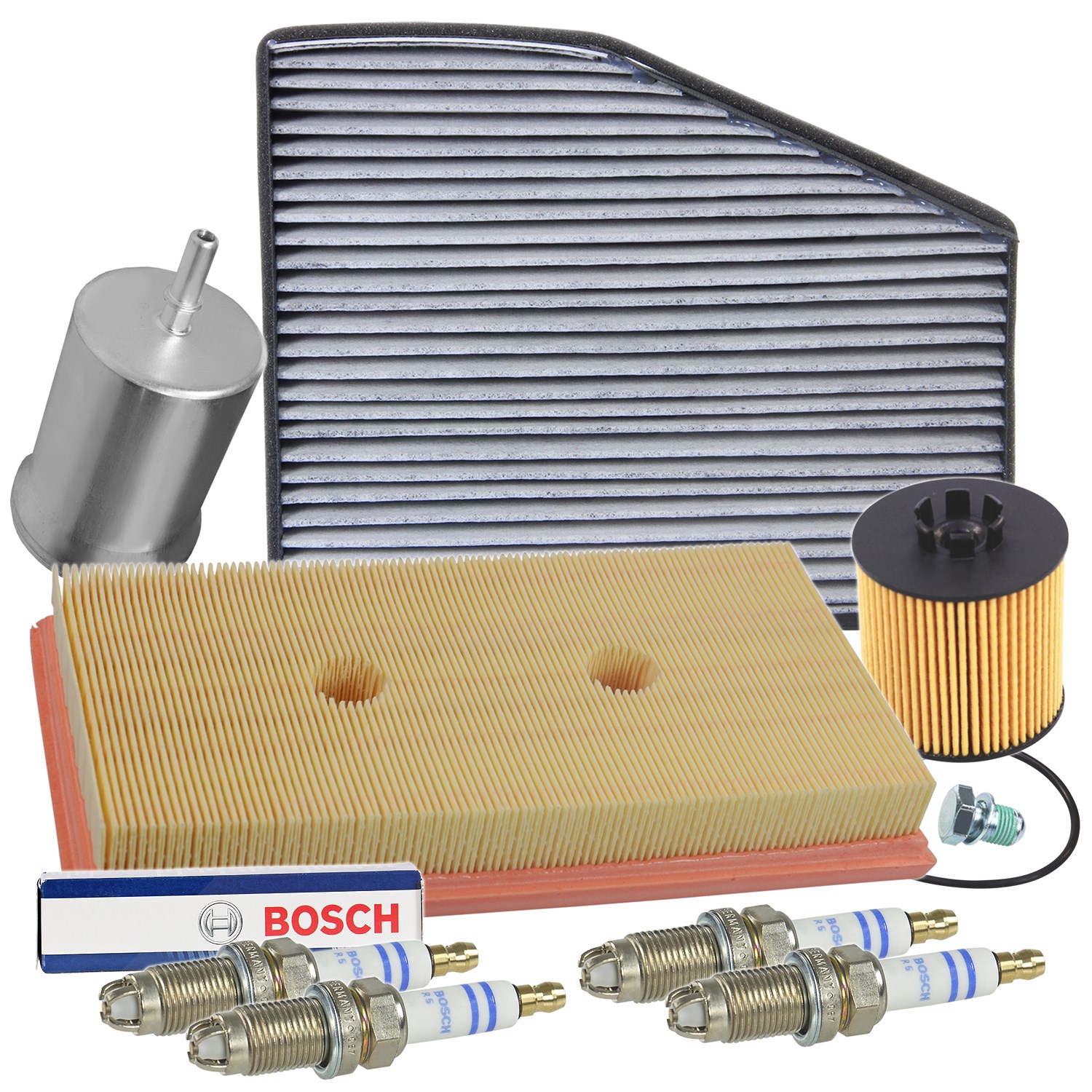 Bestprice Inspektionspaket Filtersatz SET D [Hersteller-Nr. 10694483] für VW, Skoda, Audi