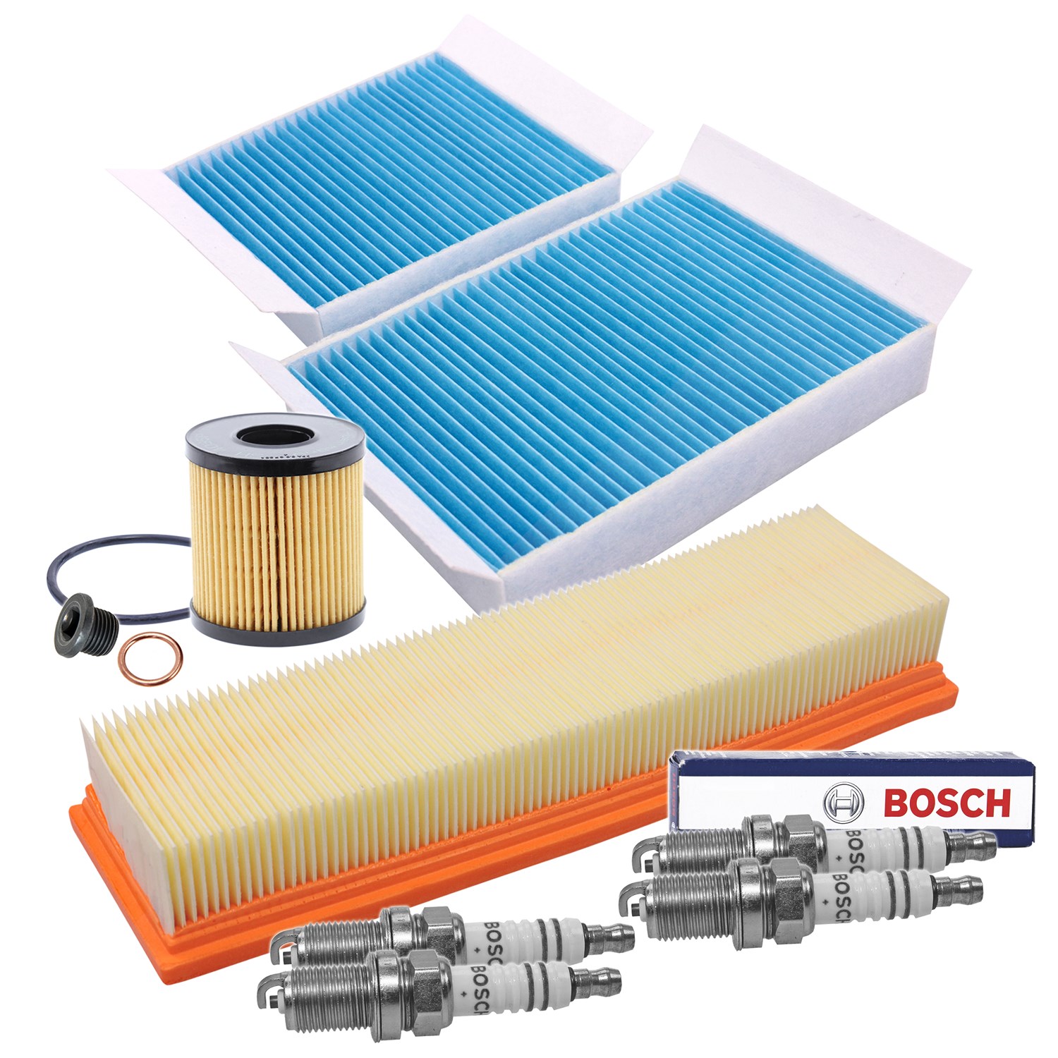 Bestprice Inspektionspaket Filtersatz SET C [Hersteller-Nr. 10694570] für Citroën, Peugeot
