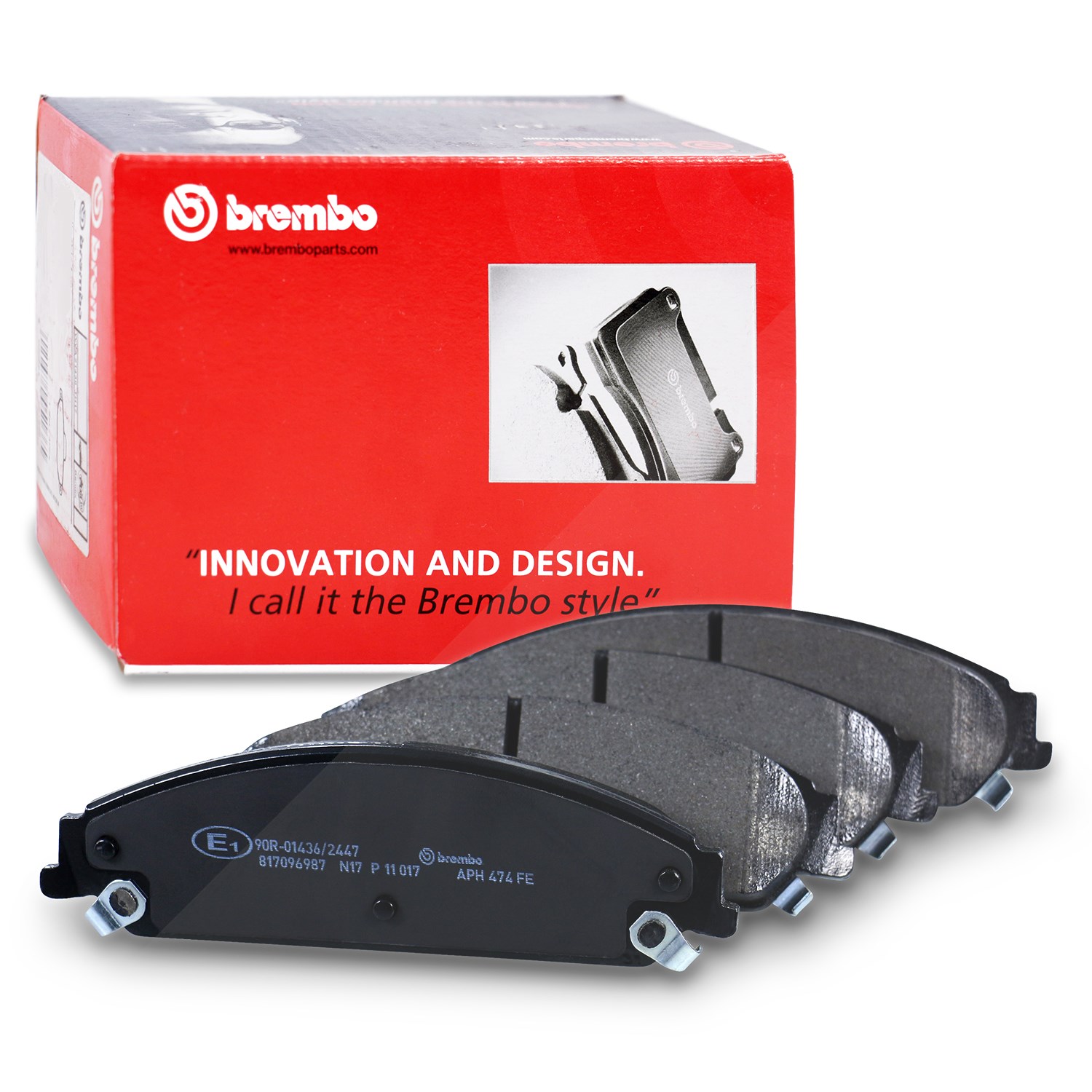 Brembo Bremsbelagsatz Vorderachse [Hersteller-Nr. P11017] für Dodge, Lancia, Chrysler