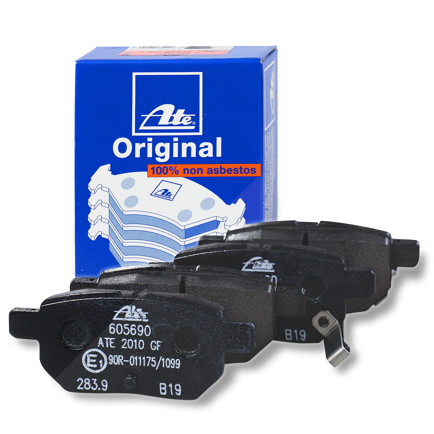Ate Bremsbelagsatz Hinterachse [Hersteller-Nr. 13.0460-5690.2] für Subaru, Toyota, Lexus
