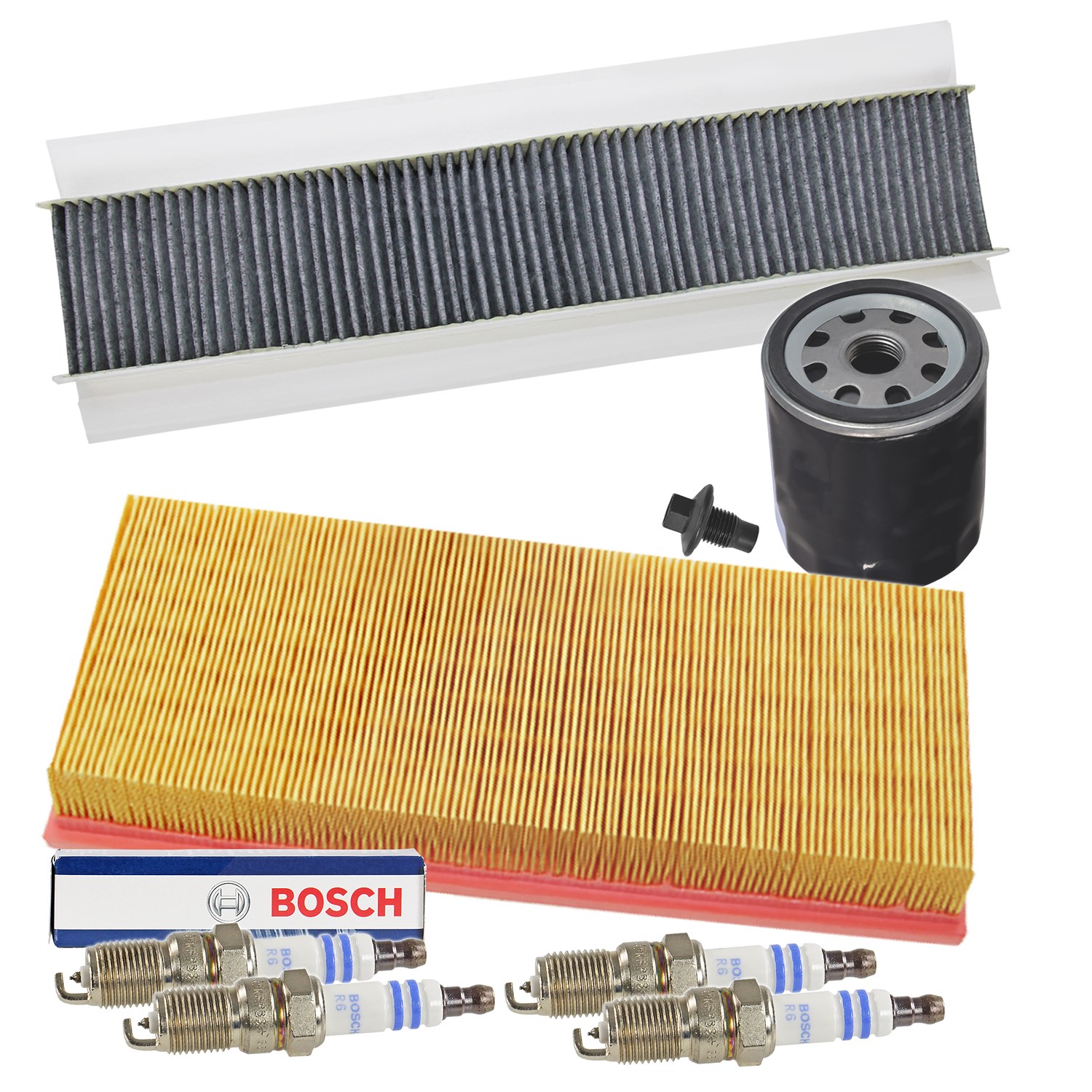 Bestprice Inspektionspaket Filtersatz SET C [Hersteller-Nr. 10694602] für Ford