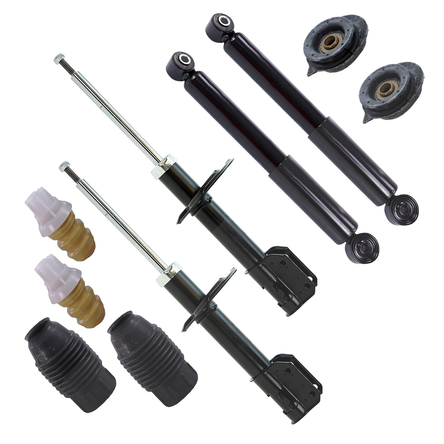 Bestprice 4 Gasdruck Stossdämpfer vorne + hinten [Hersteller-Nr. 10683202] für Fiat