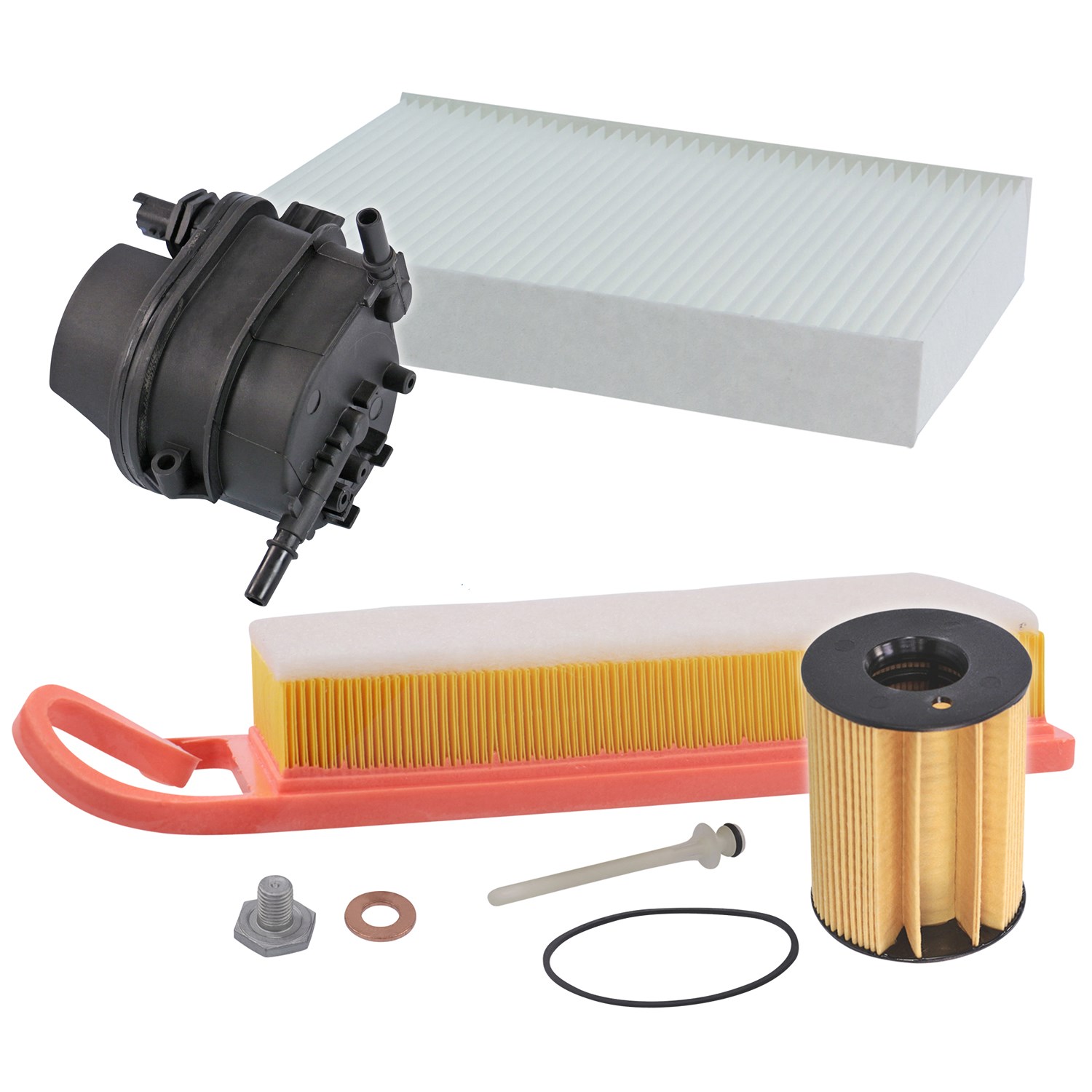 Bestprice Inspektionspaket Filtersatz SET B [Hersteller-Nr. 10694613] für Ford
