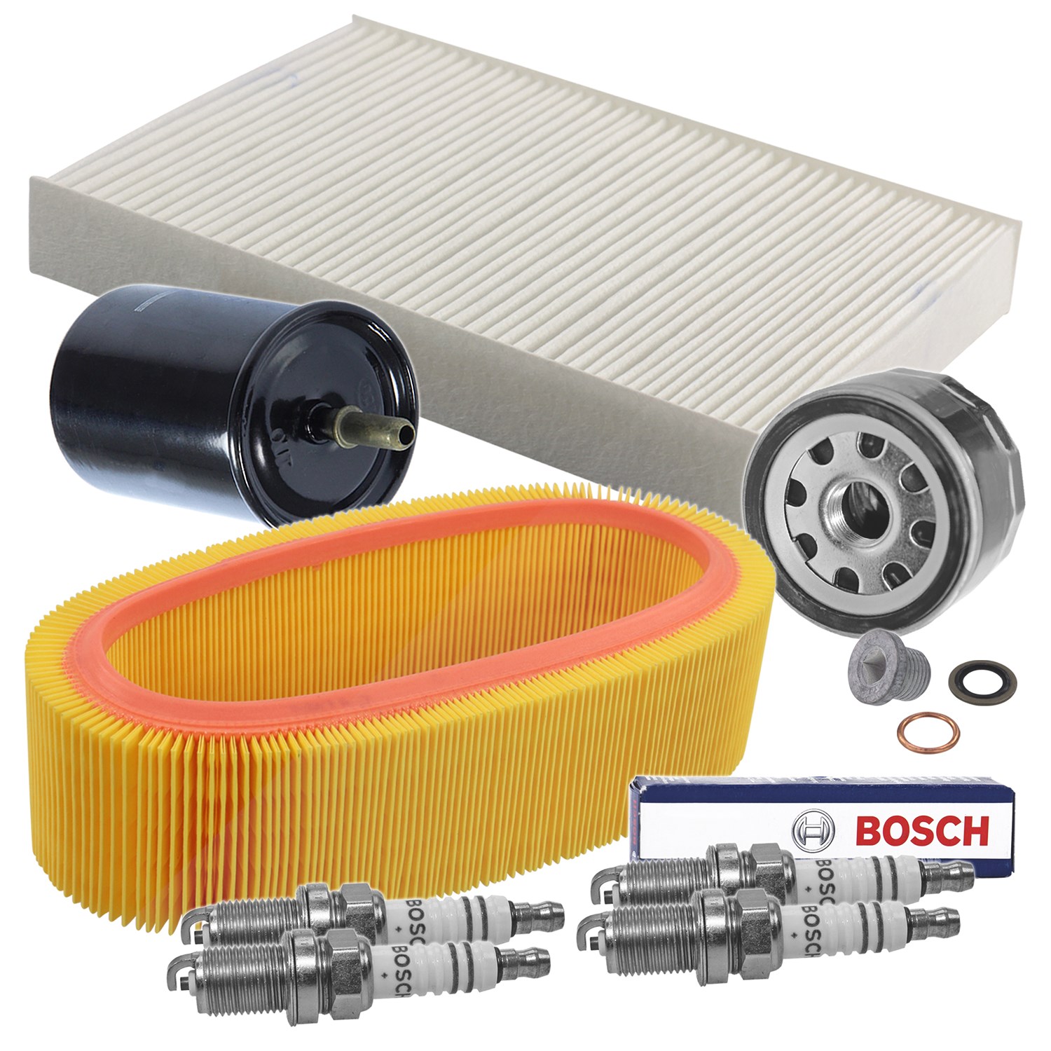 Bestprice Inspektionspaket Filtersatz SET D [Hersteller-Nr. 10694622] für Renault